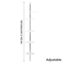 Retractable Tripod Bathroom Storage Shelf Perforation Free Floor Organizer Shelf