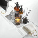 Acrylic Bathtub Caddy Tray Transparent Durable Bath Table