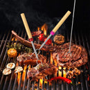 Marshmallow Roasting Sticks Extendable BBQ Forks for Campfire Barbecue Fun 8PCS