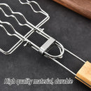 Portable Sausage Grill Net BBQ Tool Hot Dog Grill Holder Cooking Basket BBQ Rack