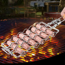Portable Sausage Grill Net BBQ Tool Hot Dog Grill Holder Cooking Basket BBQ Rack