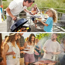 17 Piece BBQ Grill Tools Set Outdoor Barbecue Spatula Shovel Stainless Steel Kit