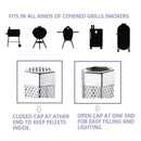 Hexagon Bbq Smoker Tube Stainless Steel Grill Accessory Smoking Box Long Lasting - 12Inch