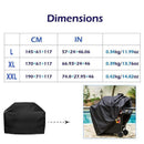 Waterproof Bbq Cover Heavy Duty Rain Gas Barbeque Smoker Grill Protector L/XL/XXL - XL