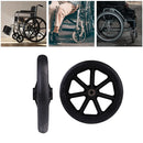 2PCS 8 Inch Wheelchair Front Wheels with Bearings Solid Replacement Wheels