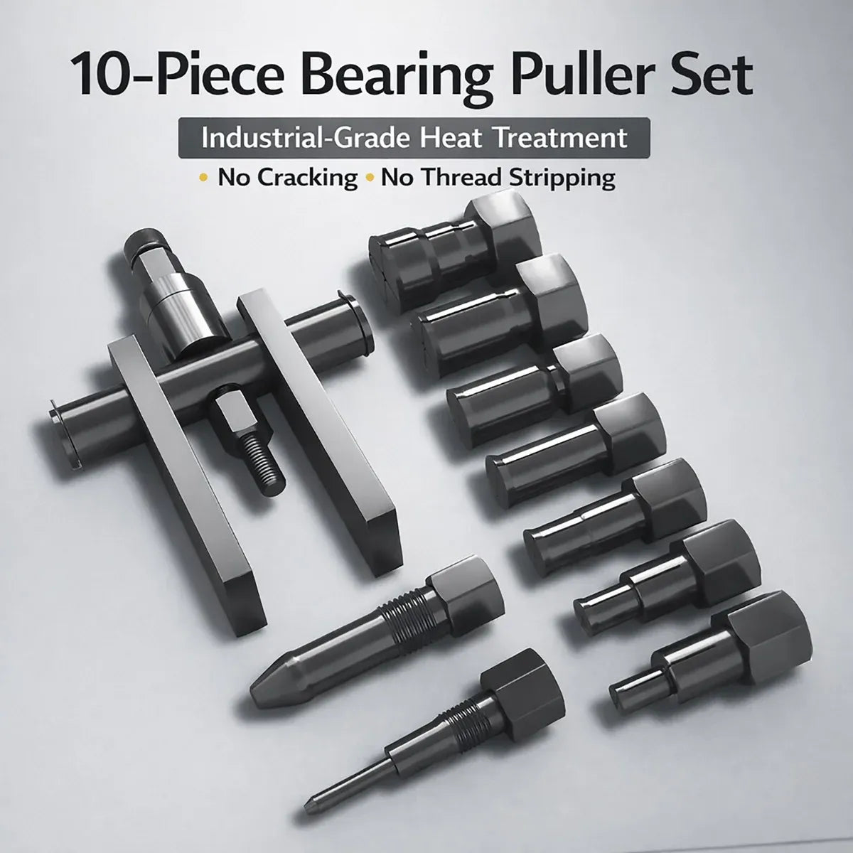 10PCS Motorcycle Inner Bearing Puller 2 Jaw Wheel Bearings Seals Maintenance