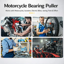 10PCS Motorcycle Inner Bearing Puller 2 Jaw Wheel Bearings Seals Maintenance