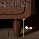 Wood Mini Bedside Table with Drawer and Shelf Compact Space Saving