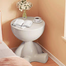Plastic Bedside Table Sofa End Table Storage Rack Movable Coffee Table Mini Bear