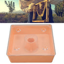 2PCS Bee Feeder Square Water Feeder Beehive Drinking Tool Plastic Beekeeping