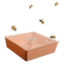 2PCS Bee Feeder Square Water Feeder Beehive Drinking Tool Plastic Beekeeping