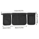 Gardening Apron Half-length Waist Bag Tool Work Clothes Adjustable Short Apron