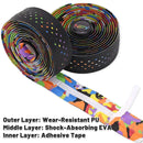 Anti Slip Breathable Road Bike Handlebar Tape Sweat Absorbing Silicone PU EVA
