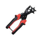 Heavy Duty Leather Hole Punch Tool with 6 Size Revolving Head for Belt and Fabric