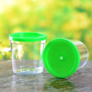20pcs Mini Betta Fish Cup with Lid Portable Small Plastic Jellyfish Tank Cup