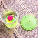 20pcs Mini Betta Fish Cup with Lid Portable Small Plastic Jellyfish Tank Cup