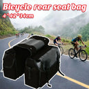 Bike Bag Motorbike Touring Saddle Bag Durable Canvas Bike Bicycle Rear Seat Bag