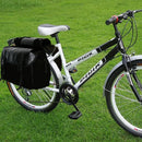 Bike Bag Motorbike Touring Saddle Bag Durable Canvas Bike Bicycle Rear Seat Bag