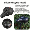 Bicycle Saddle Cushion Comfort Seat Pad Universal Fit Bike Riding Cushion Pad