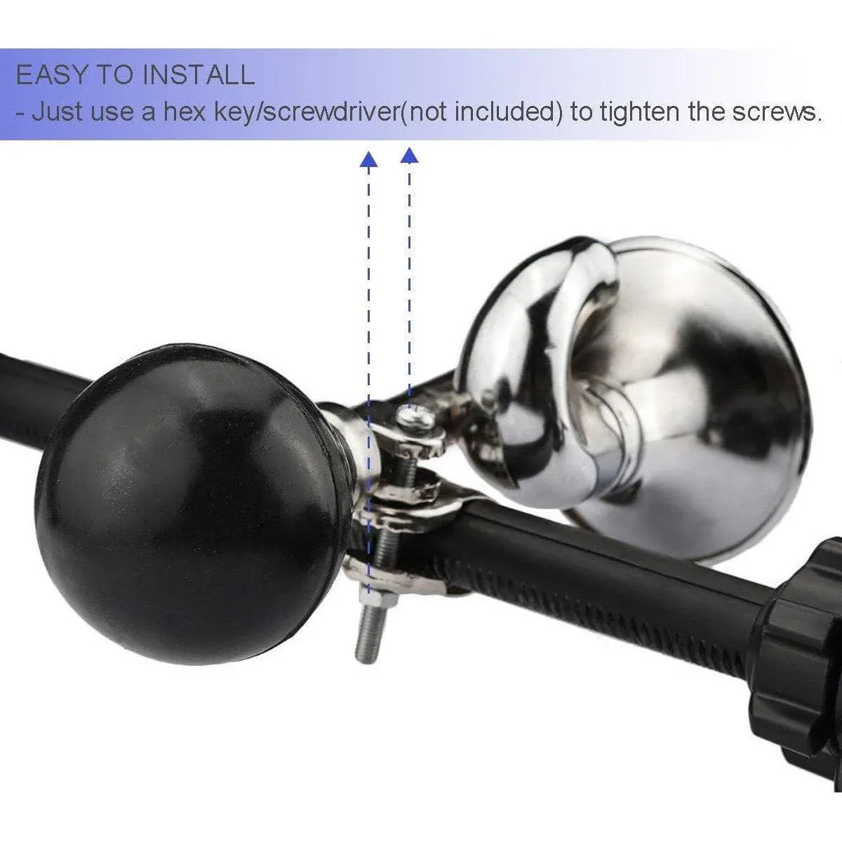 Bicycle Air Horn Loud Squeeze Bulb Trumpet for Cycling and Outdoor Use