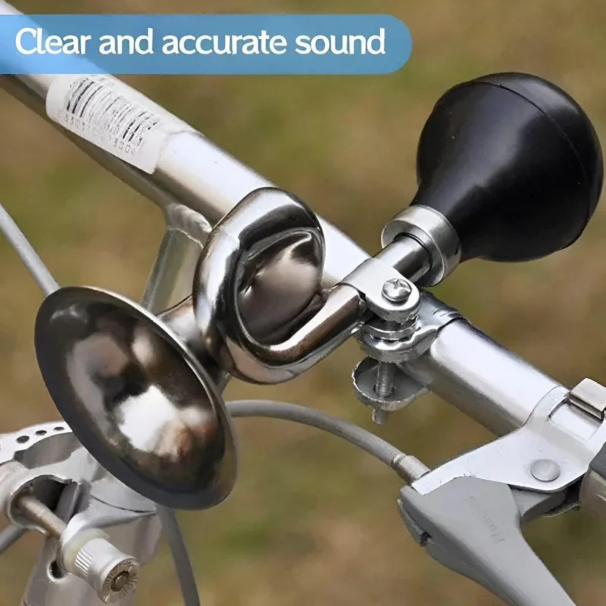 Bicycle Air Horn Loud Squeeze Bulb Trumpet for Cycling and Outdoor Use