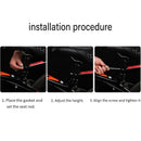 Mountain Bike Rear Rack Flat Suspension Rack Accessories Luggage Carrier Shelf