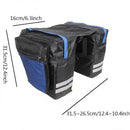 Bicycle Rear Rack Pannier Bags Double Side Water-Resistant Cycling Storage Bag