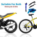 Bicycle Chain Cleaner Bike Wash Tool Cycling Scrubber Wheel Cleaning Brushes