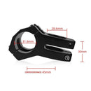 MTB Mountain Bike Handlebar Stem 31.8mm Aluminium Alloy Short Stem Cycling Part - Blue