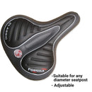 Wide Big Bum Bike Bicycle Gel Cruiser Comfort Saddle Seat Sporty Soft Cushion Au