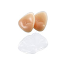 Triangle Push-Up Silicone Bra Inserts Breasts Pad Bikini Bra Cleavage Enhancers - Beige-Big