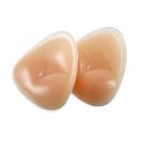 Triangle Push-Up Silicone Bra Inserts Breasts Pad Bikini Bra Cleavage Enhancers - Beige-Big