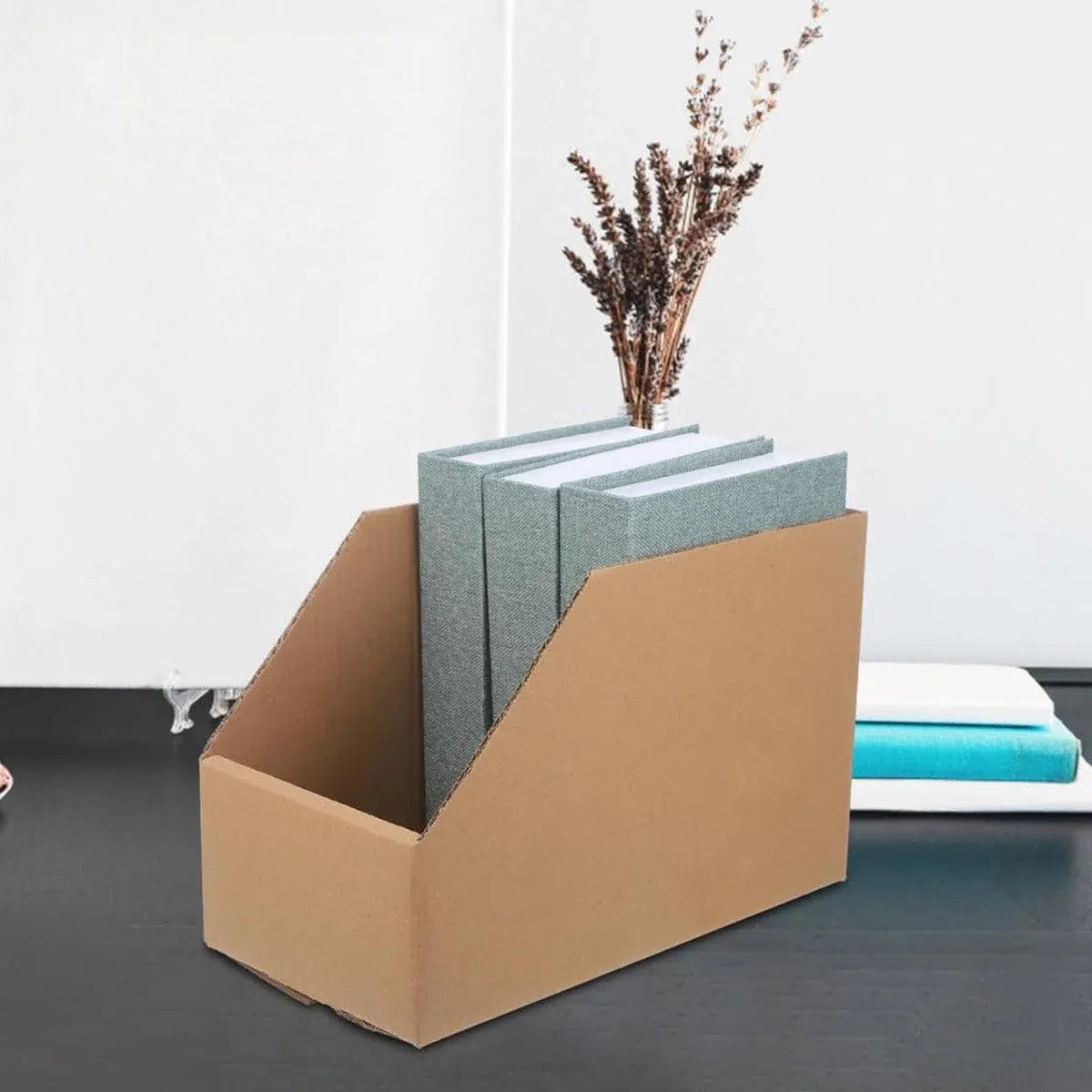 10pcs Slanted Display Boxes for Sorting Organising Storage Containers Organizer - 40cm x 18cm x 22cm