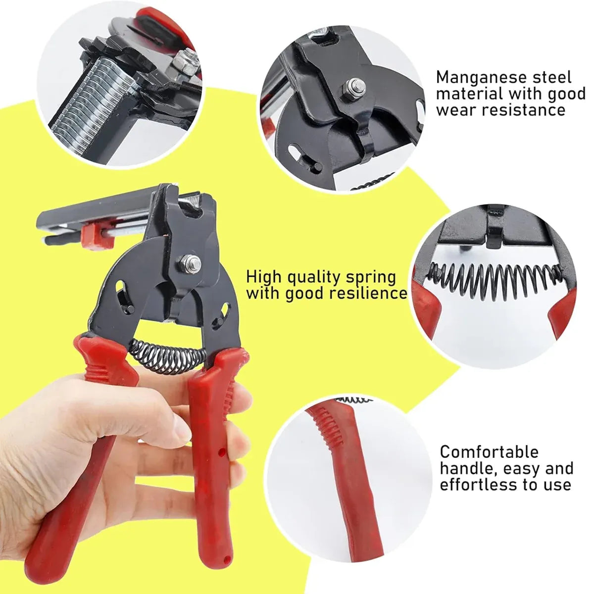M-Type Nail Ring Pliers Professional Steel Cage Fastener Installation Tool