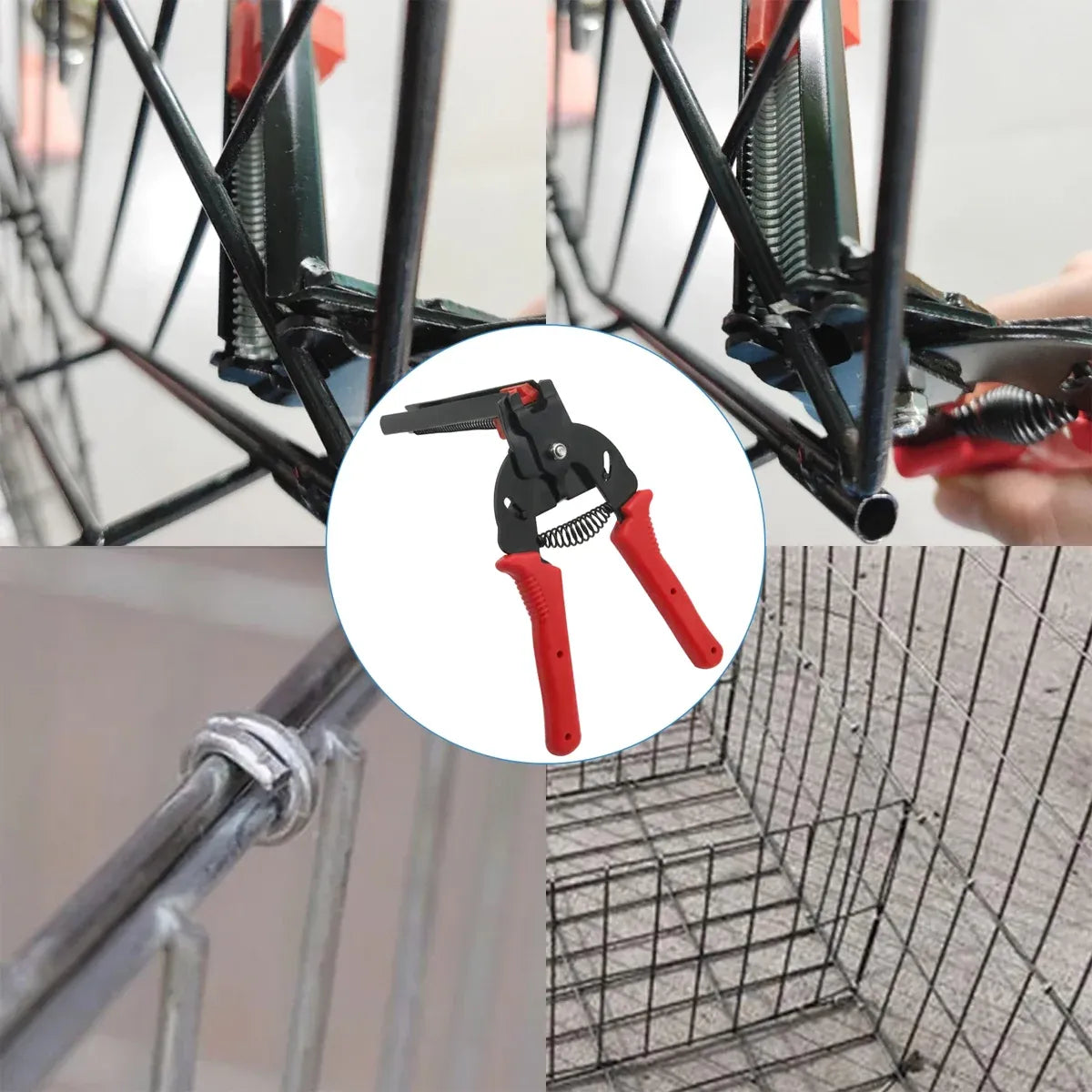 M-Type Nail Ring Pliers Professional Steel Cage Fastener Installation Tool
