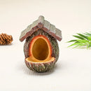 Bird Nest Bird Feeder Outdoor Garden Resin for Birds Backyard Patio Decor