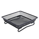 Bird Feeder Metal Square Ground Mesh Tray Feeder Garden Yard Wild Bird Feeding