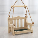 Outdoor Hanging Wooden Bird Feeder Garden Wild Bird Feeding Station House