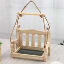 Outdoor Hanging Wooden Bird Feeder Garden Wild Bird Feeding Station House