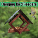 Outdoor Hanging Bird Feeder Weatherproof with Chain for Garden Yard Patio Birds