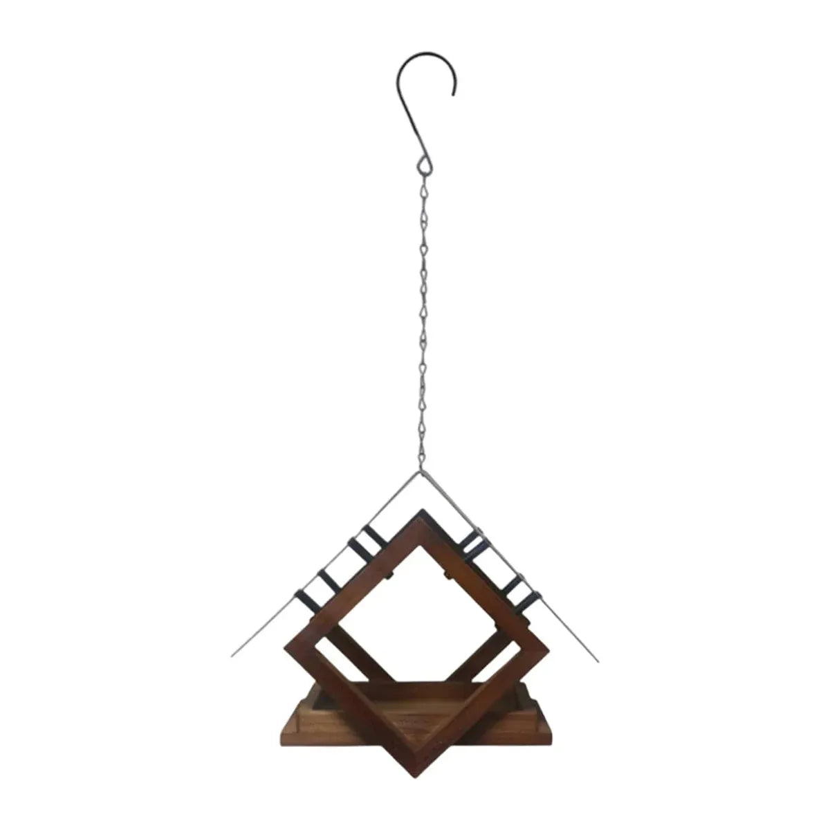 Outdoor Hanging Bird Feeder Weatherproof with Chain for Garden Yard Patio Birds