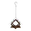 Outdoor Hanging Bird Feeder Weatherproof with Chain for Garden Yard Patio Birds