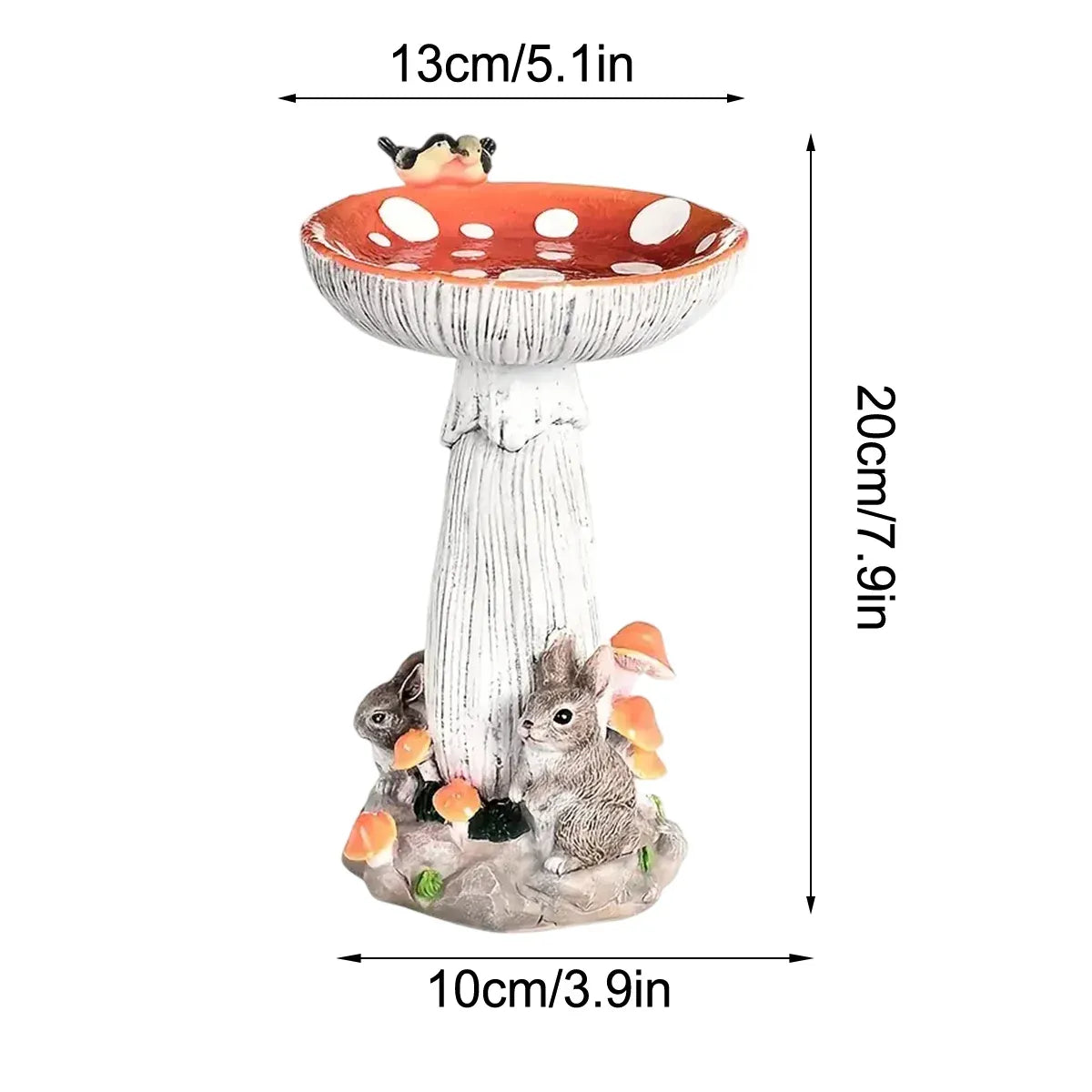 Resin Garden Decoration Animal Bird Feeder Amazon Bestseller Yard Ornament Decor