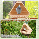 Wooden Garden Hanging Bird House Nest Box Outdoor Yard Wild Bird Shelter Decor