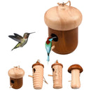 Wooden Bird Nest Cage Hummingbird Feeder House Hanging Home Garden Decorations - 3