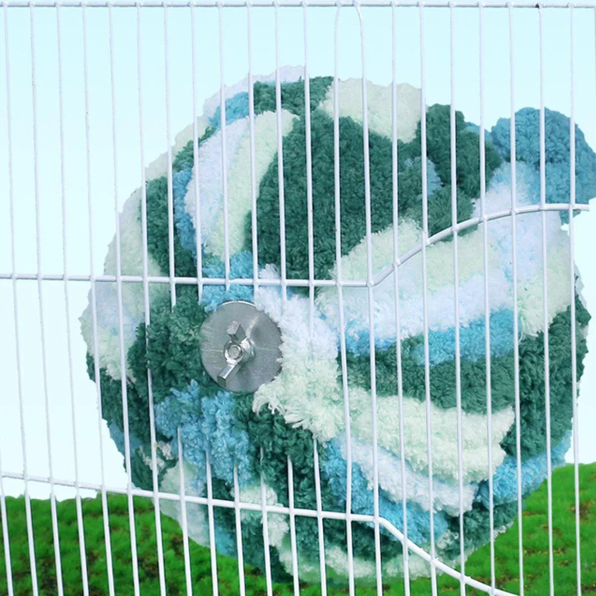 Hanging Warm Cotton Nest Hammock Cozy Bed for Parrots and Other Bird Species - Pink