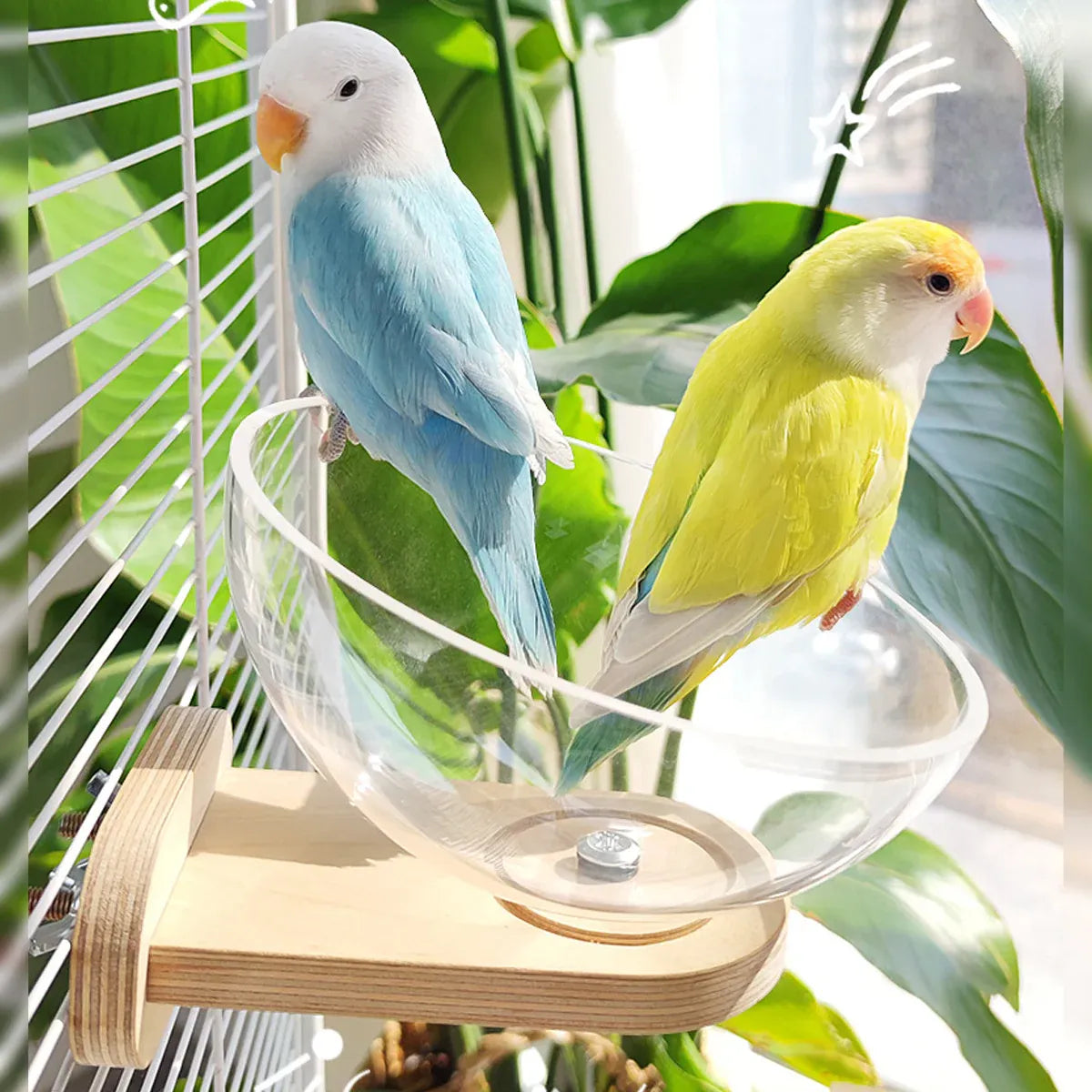Parrot Rest Bird Nest Breathable for Small Parrots Comfortable Washable Durable - Swing Style
