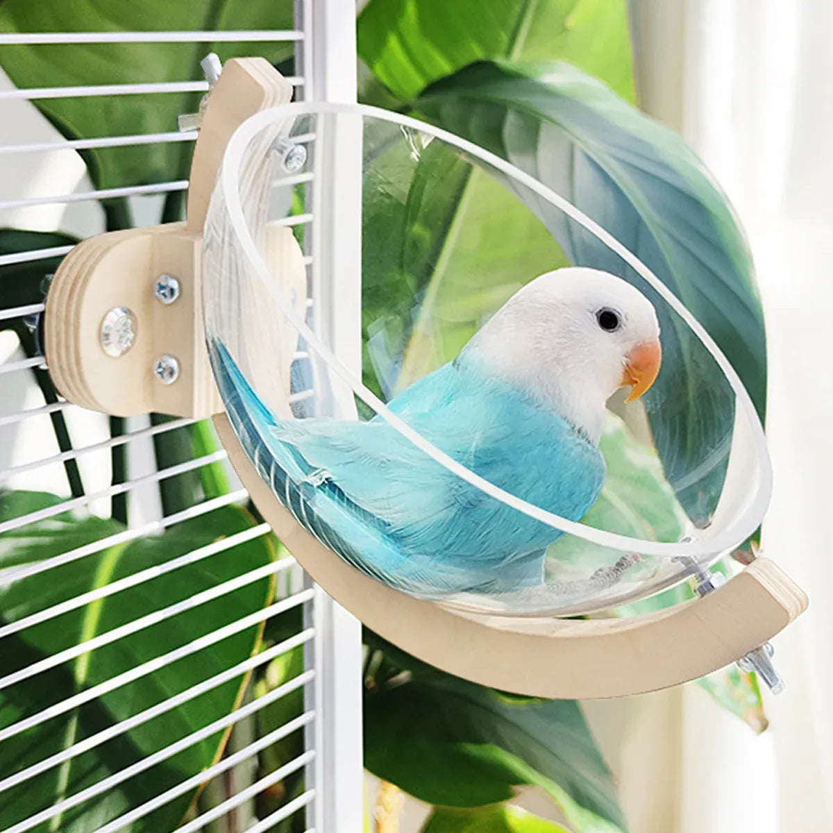 Parrot Rest Bird Nest Breathable for Small Parrots Comfortable Washable Durable - Swing Style