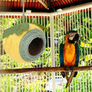 Bird Nest Parrot Nest Coconut Shell Braided Twine Colourful Cage Hanging Bed - Green-Yellow-Screw Model