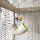Parrot Foraging Chew Toy Interactive Puzzle Cage Bird Beak Stimulation Acrylic